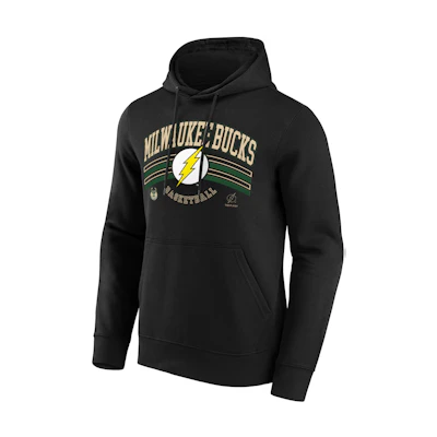 NBA Fanatics Milwaukee Bucks DC The Flash Logo Hoodie Black () 14420479