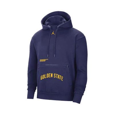 NBA Jordan Golden State Warriors Statement Logo Hoodie Blue () 13315811