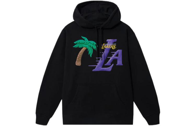 NBA MARKET FW23 Palm Trees Lakers Logo Hoodie Unisex Black 397000550