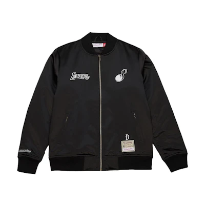 NBA Mitchell & Ness Los Angeles Lakers Suga Glitch Zip Jacket Black 200542198