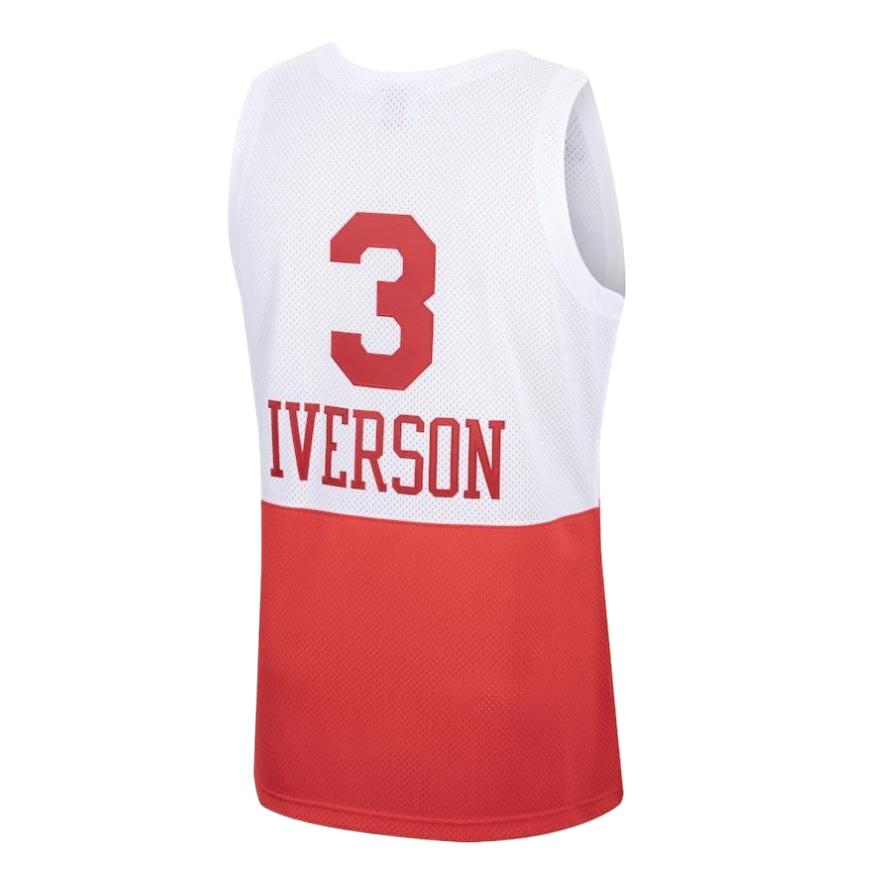 Lookbook NBA x Mitchell & Ness フィラデルフィア76ers アレン・アイバーソン レッドホワイト ジャージ メンズ 4106135