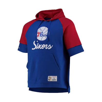 NBA Mitchell & Ness Philadelphia 76ers Fleece Pullover Hoodie Blue () 12055304