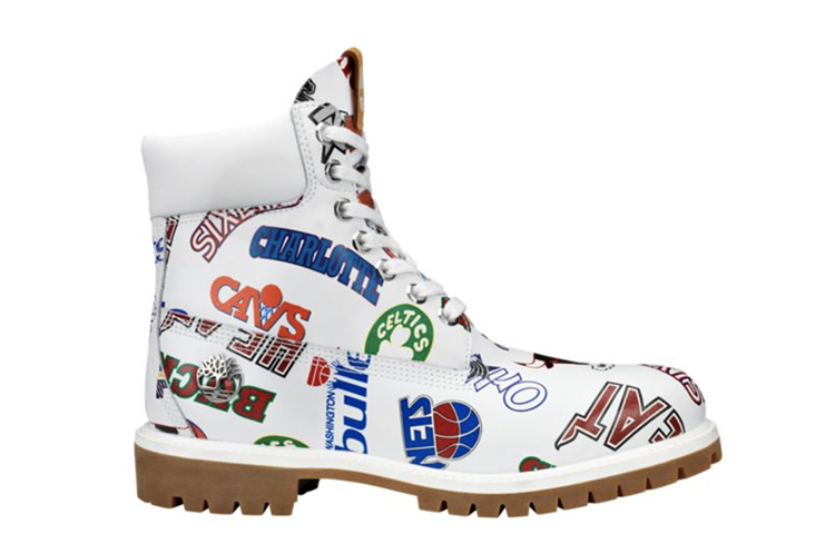 Order Bottes NBA x Mitchell and Ness x Timberland 6" Premium ''Logos Rétro''. A1UD6-100