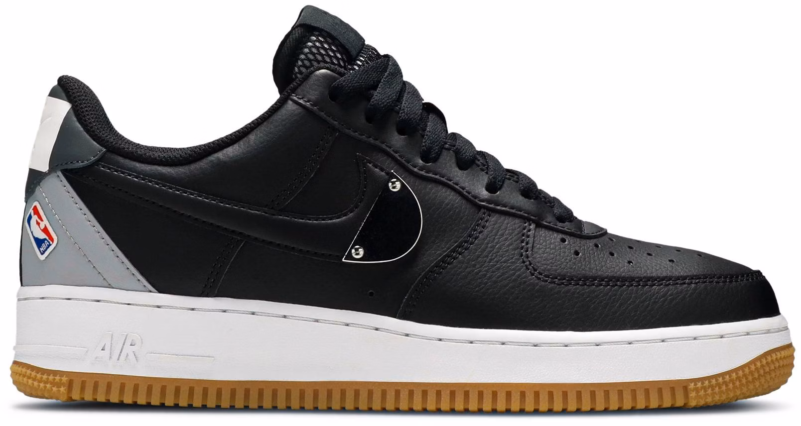 NBA x Nike Air Force 1 07 LV8 Black Wolf Grey CT2298 001