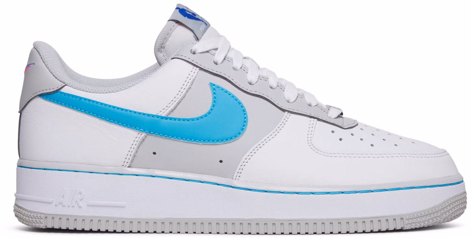 Nike air force 1 2025 07 blue and white