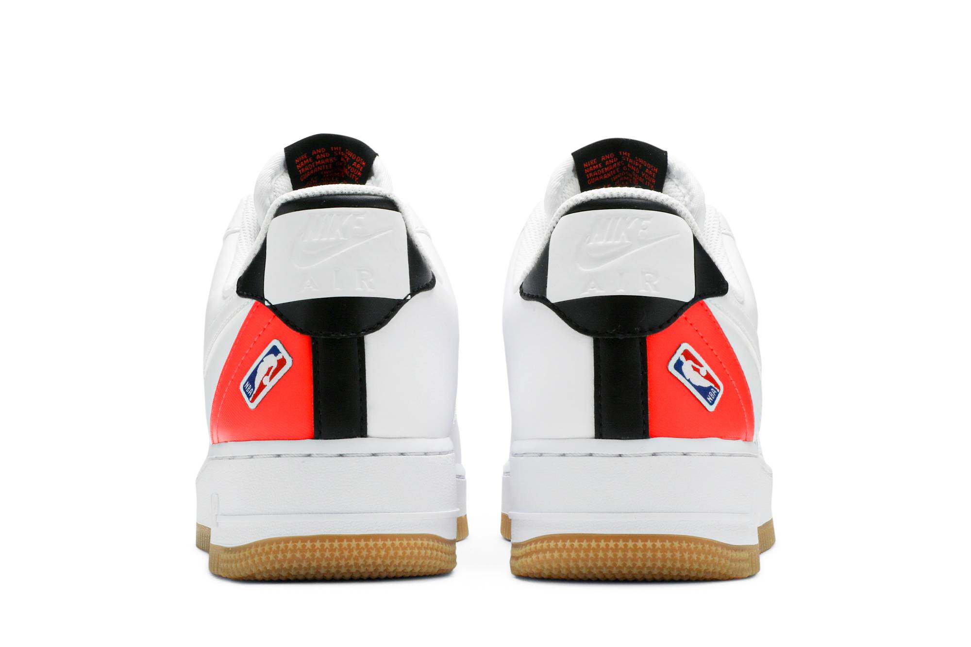 NBA Nike Air Force 1 '07 LV8 'White Bright Crimson' 圖 6