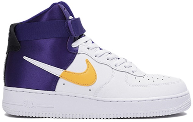 NBA x Nike Air Force 1 High '07 'Lakers' - Kasut Tinggi 'Lakers' NBA x Nike Air Force 1. BQ4591-101 Order NBA x Nike Air Force 1 High '07 'Lakers' - Kasut Tinggi 'Lakers' NBA x Nike Air Force 1. BQ4591-101