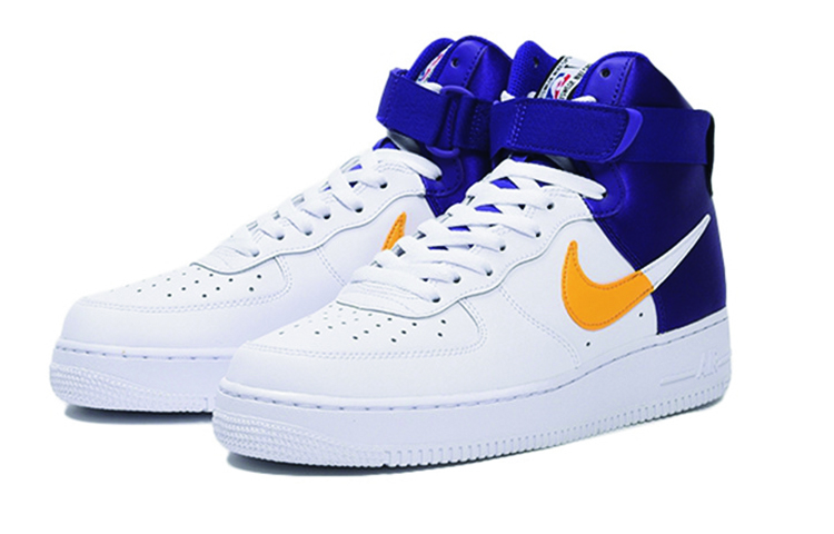 Lookbook NBA x Nike Air Force 1 High '07 'Lakers' - Kasut Tinggi 'Lakers' NBA x Nike Air Force 1. BQ4591-101