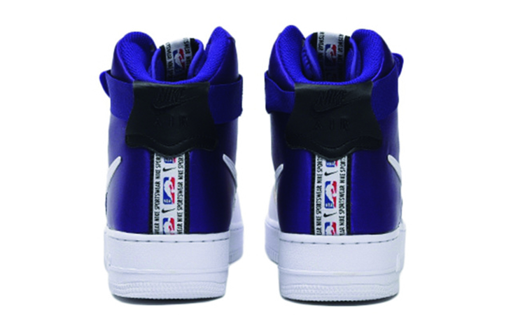 Shop NBA x Nike Air Force 1 High '07 'Lakers' - Kasut Tinggi 'Lakers' NBA x Nike Air Force 1. BQ4591-101