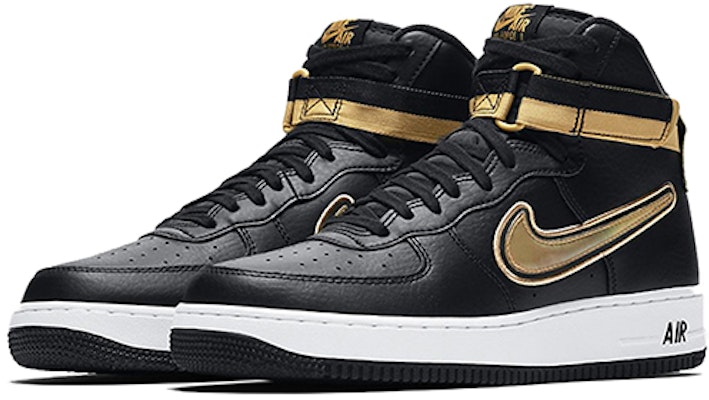 NBA x 耐克空军一号高帮 '07 LV8 运动 '金属金色' AV3938-001 Lookbook NBA x 耐克空军一号高帮 '07 LV8 运动 '金属金色' AV3938-001