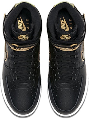 NBA x 耐克空军一号高帮 '07 LV8 运动 '金属金色' AV3938-001 Shop NBA x 耐克空军一号高帮 '07 LV8 运动 '金属金色' AV3938-001