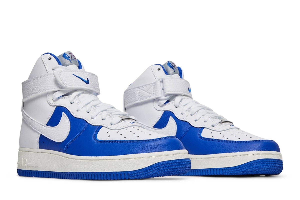 NBA x Nike Air Force 1 High '75th Anniversary Royal White' DC8870-100