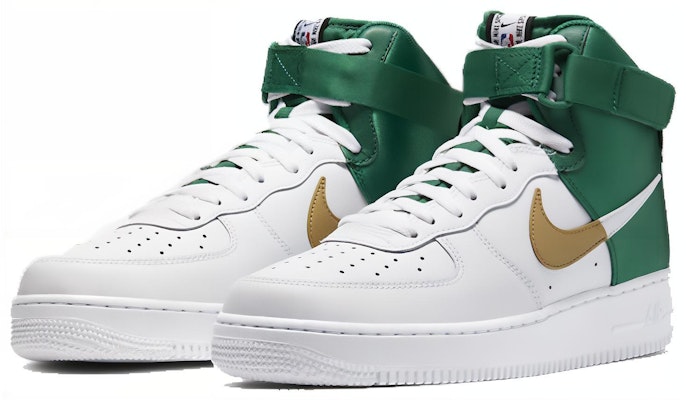NBA x 나이키 에어포스 1 하이 '셀틱스' ️ BQ4591-100 Lookbook NBA x 나이키 에어포스 1 하이 '셀틱스' ️ BQ4591-100