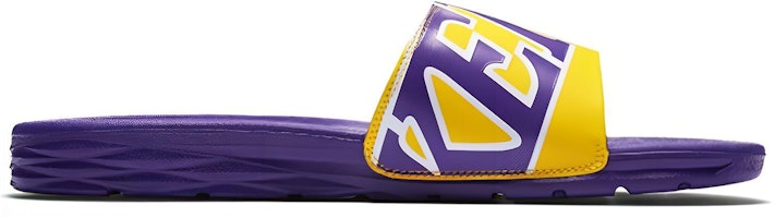 NBA x Nike Benassi 'Lakers' Sandal 917551-700 Order NBA x Nike Benassi 'Lakers' Sandal 917551-700
