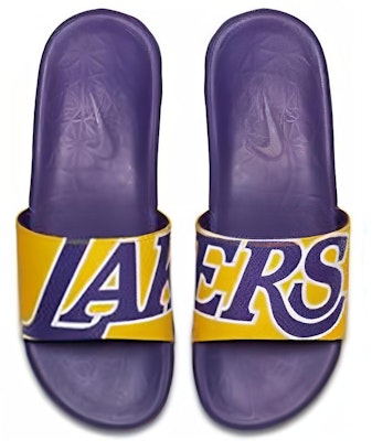 NBA x Nike Benassi 'Lakers' Sandalias 917551-700 Shop NBA x Nike Benassi 'Lakers' Sandalias 917551-700
