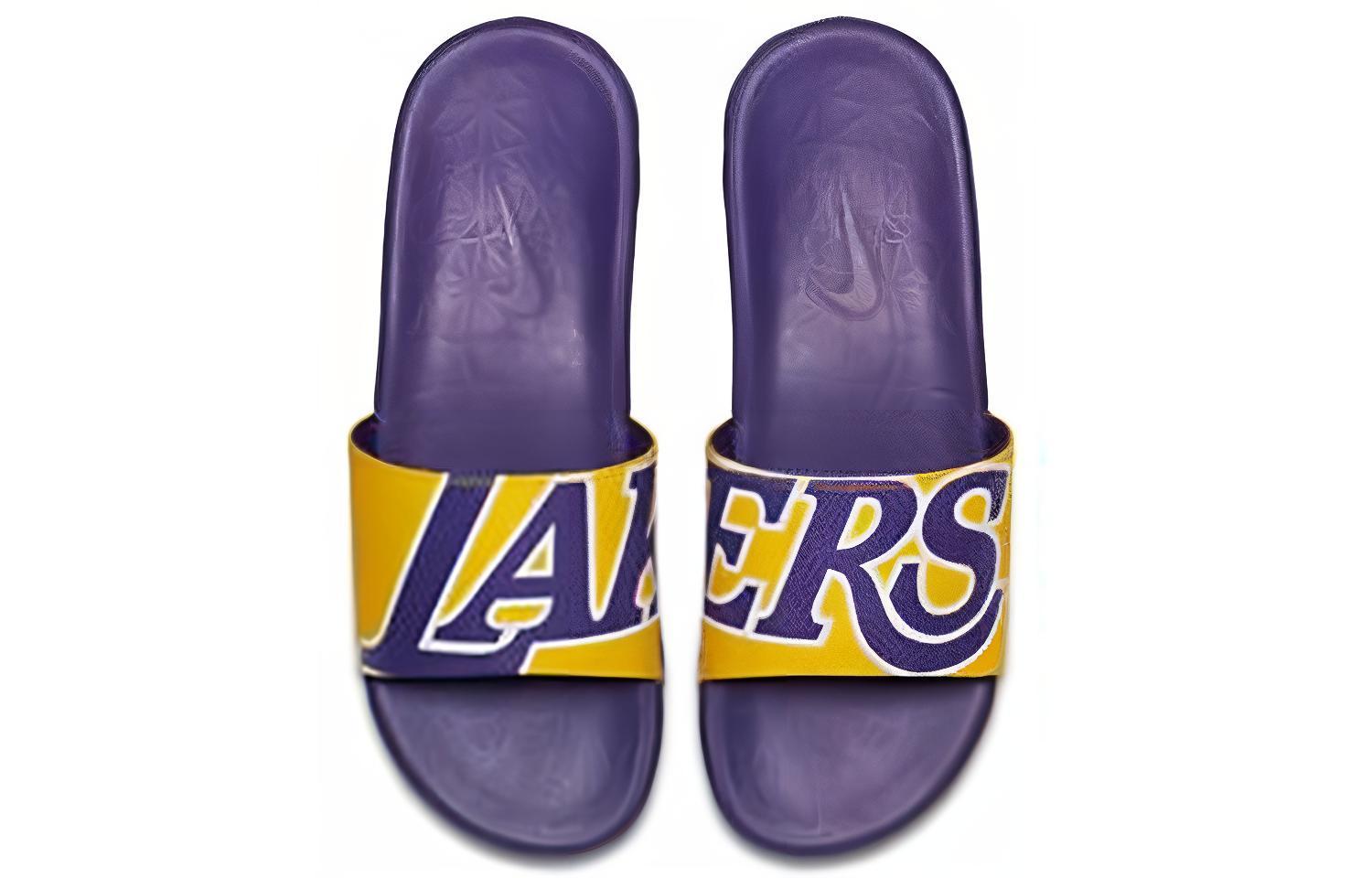 Shop NBA x Nike Benassi 'Lakers' Sandal 917551-700