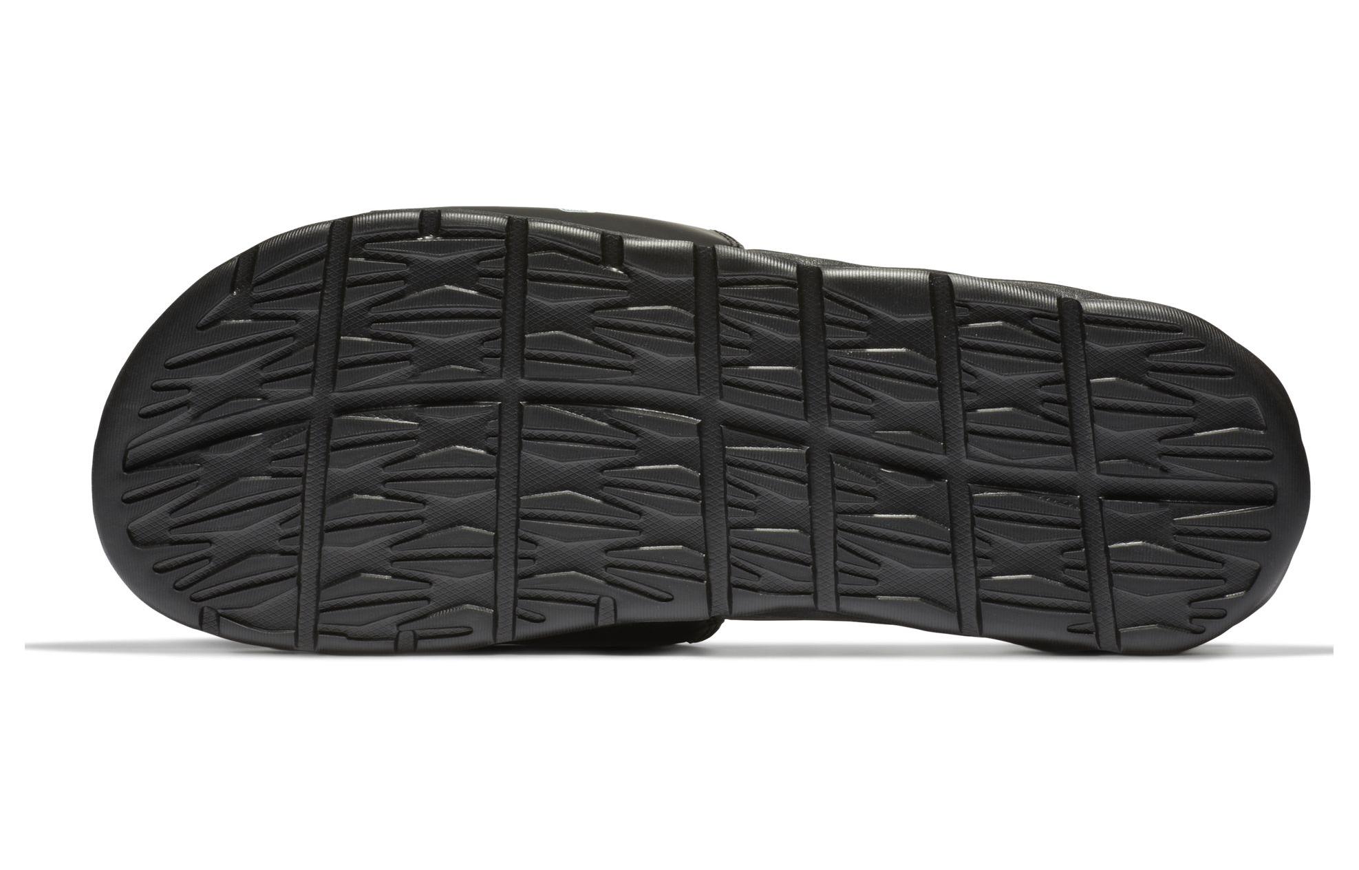 Shop NBA x Nike Benassi Solarsoft '黑色' 拖鞋 917551-004