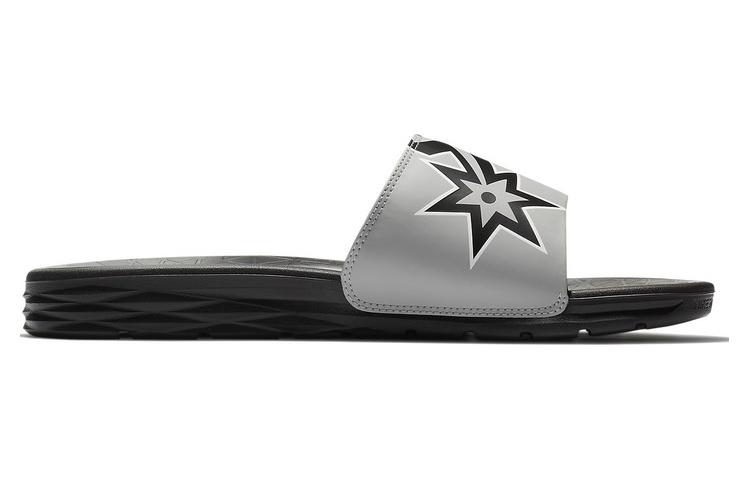 Order NBA x 耐克 Benassi Solarsoft '马刺'拖鞋 917551-001