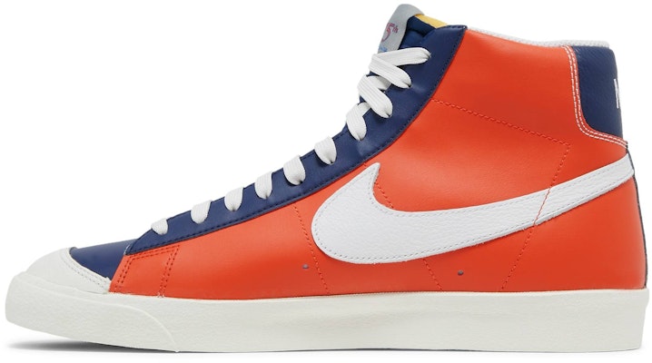 NBA x Nike Blazer Mid '77 EMB '75th Anniversary Knicks' Edisi Ulang Tahun Ke-75 DD8025-100 Lookbook NBA x Nike Blazer Mid '77 EMB '75th Anniversary Knicks' Edisi Ulang Tahun Ke-75 DD8025-100