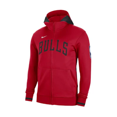 NBA Nike Chicago Bulls Thermaflex Zip-Up Hoodie Red 13303823