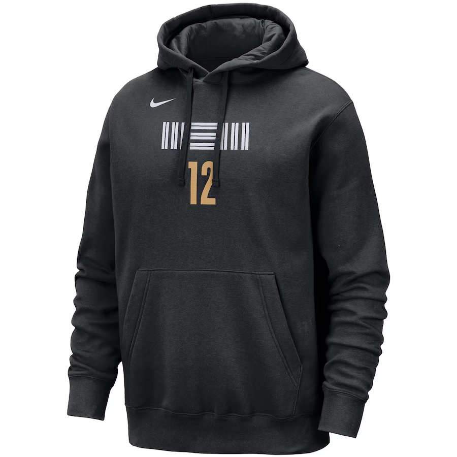 NBA Nike Memphis Grizzlies City Edition Hoodie Black - Pullover Sweater 13392763