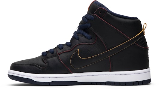 NBA x Nike SB Dunk High Pro 'Cleveland Cavaliers' BQ6392-001 Lookbook NBA x Nike SB Dunk High Pro 'Cleveland Cavaliers' BQ6392-001