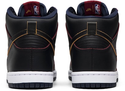 NBA x Nike SB Dunk High Pro 'Cleveland Cavaliers' BQ6392-001 Details for NBA x Nike SB Dunk High Pro 'Cleveland Cavaliers' BQ6392-001