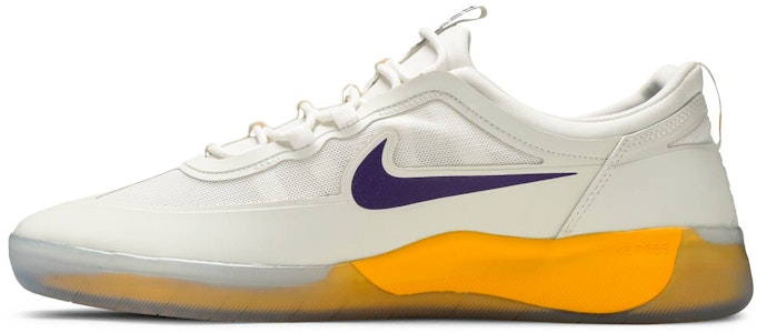NBA x Nike SB Nyjah Free 2 'Lakers' Sneakers DA3439-100 Lookbook NBA x Nike SB Nyjah Free 2 'Lakers' Sneakers DA3439-100