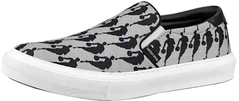 NBA x On x Louis Vuitton NBA Canvas Slip On Shoes 'Grey' 1A8ELW NBA x On x Louis Vuitton NBA Canvas Slip On Shoes 'Grey' 1A8ELW
