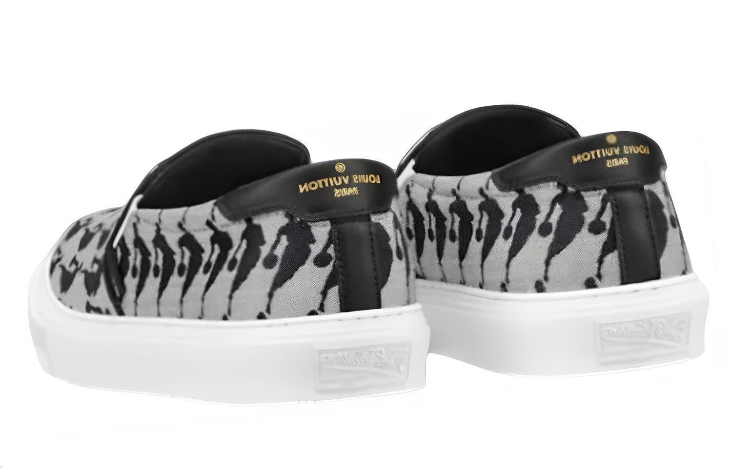 Shop Zapatillas NBA x On x Louis Vuitton Slip On Canvas 'Gris' 1A8ELW