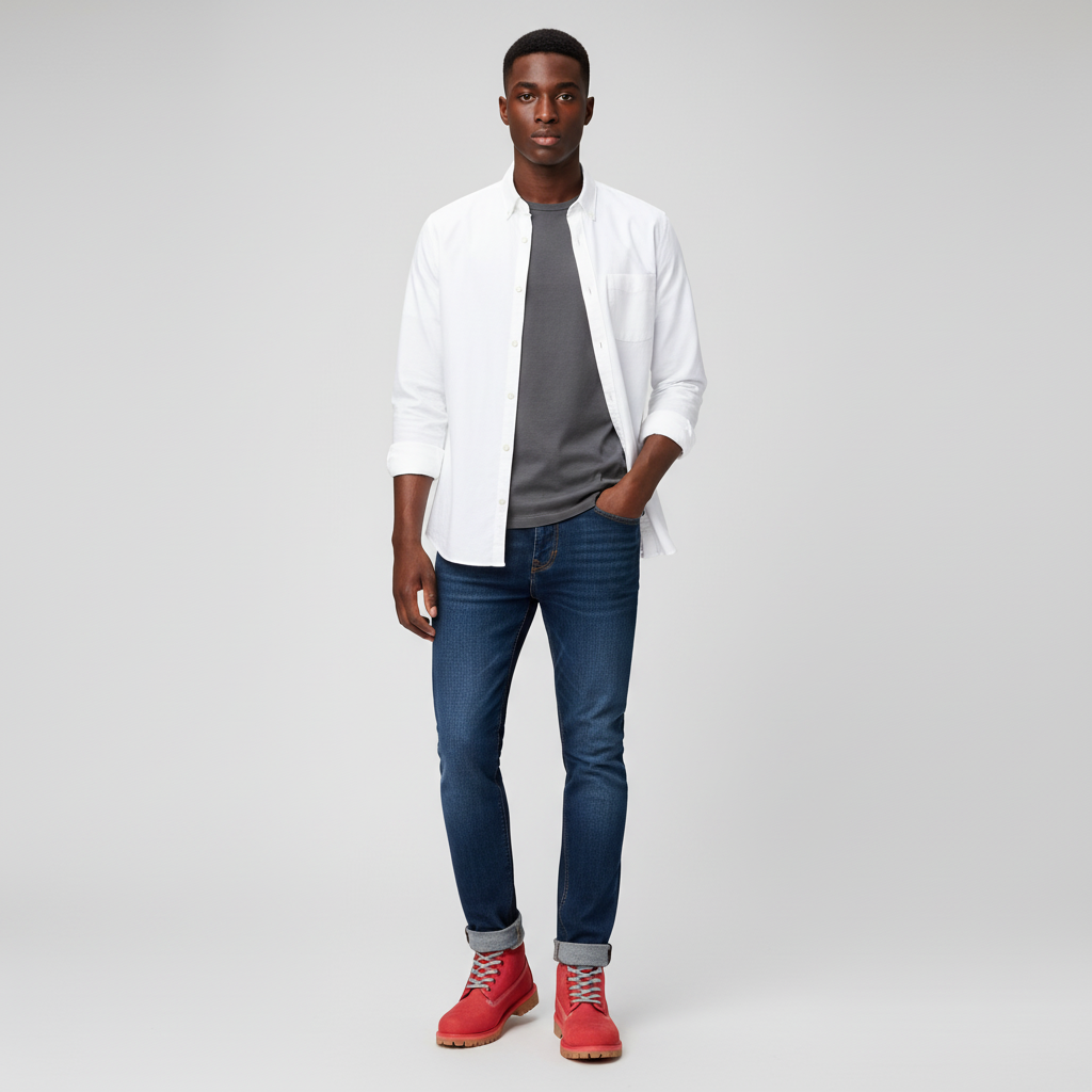 Lookbook NBA x Timberland 6 Inch Premium 'Houston Rockets' But' Houston Rockets TB-0A249E-L61