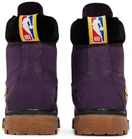 NBA x Timberland 6 Inch Premium 'Los Angeles Lakers' sepatu boots ungu. TB0A285H527 Details for NBA x Timberland 6 Inch Premium 'Los Angeles Lakers' sepatu boots ungu. TB0A285H527