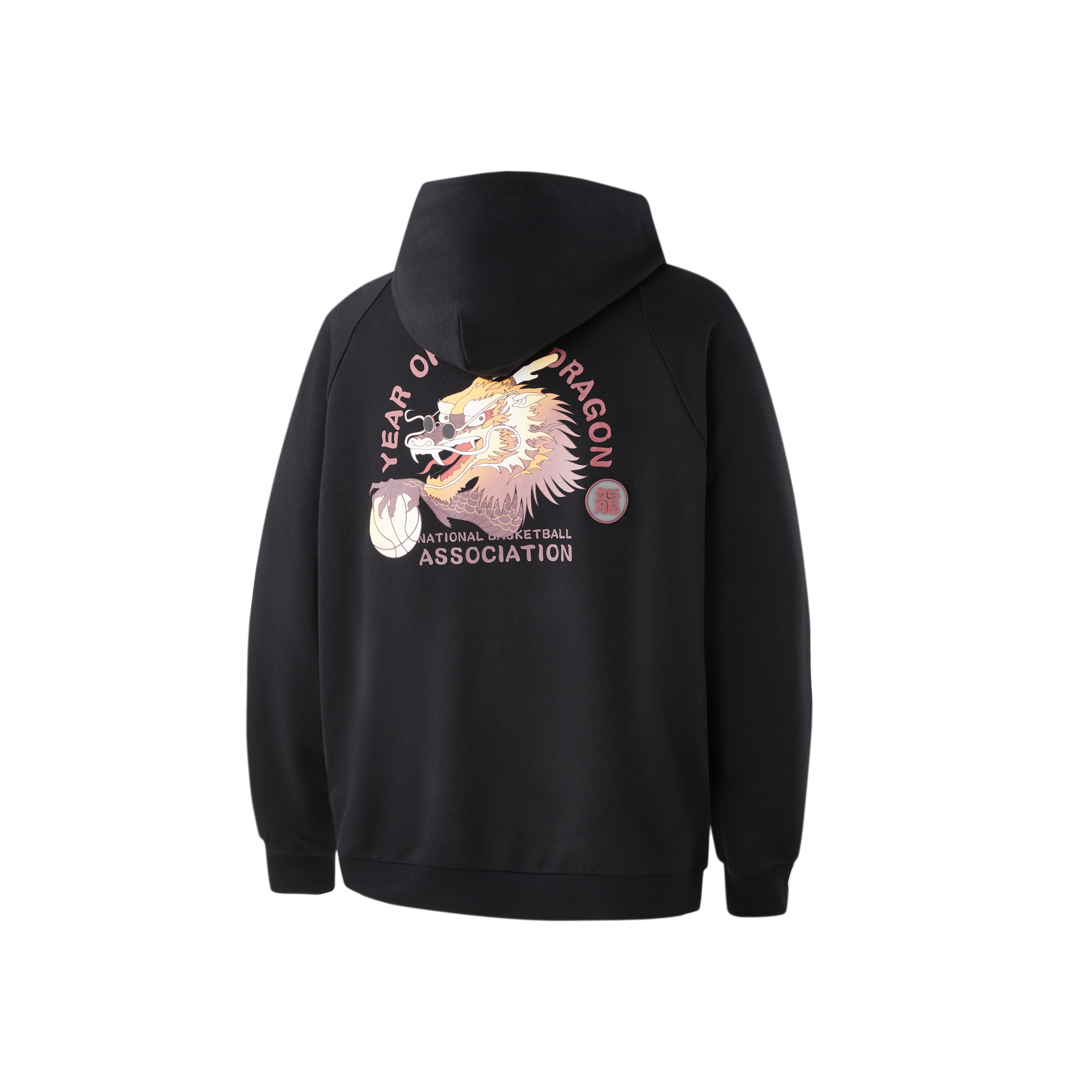 NBA Year of the Dragon Los Angeles Lakers Black Hoodie Unisex Pullover APHOD00507LAL01