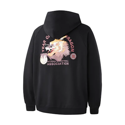 NBA Year of the Dragon Los Angeles Lakers Black Hoodie Unisex Pullover APHOD00507LAL01