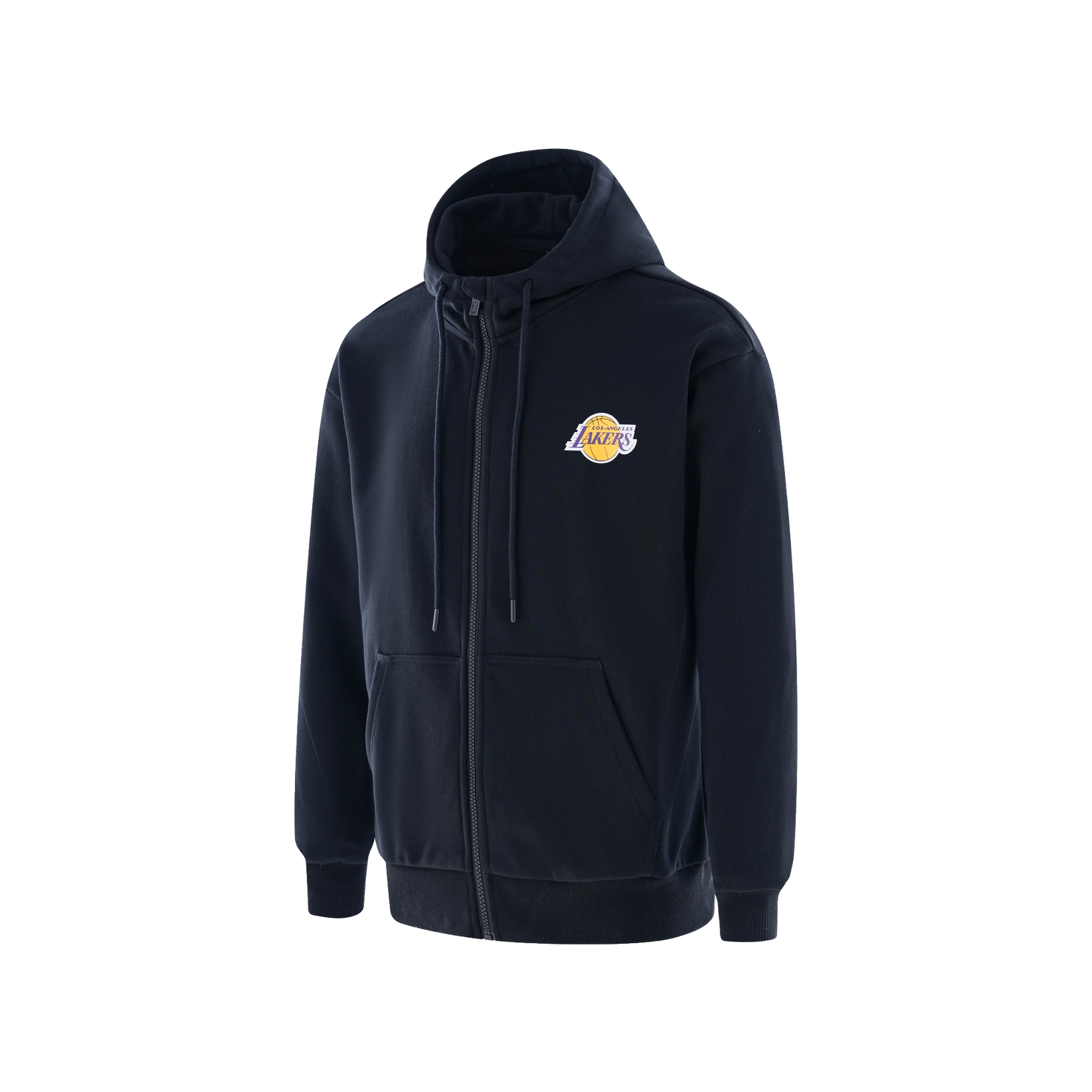 NBA Year of the Rabbit Lakers Logo Loose Fit Zip Hoodie Black Unisex APFZH00006LAL19