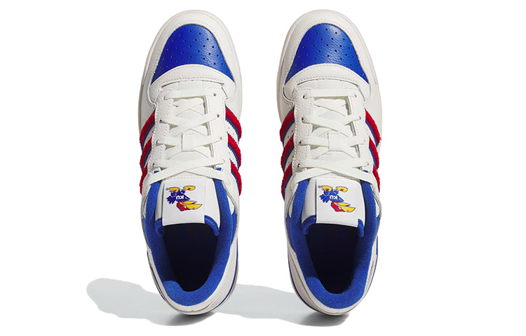 Shop NCAA x 아디다스 포럼 로우 '캔자스' IE7699