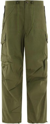 Needles 綠色純色中腰直筒工裝褲 OT093A Order Needles 綠色純色中腰直筒工裝褲 OT093A