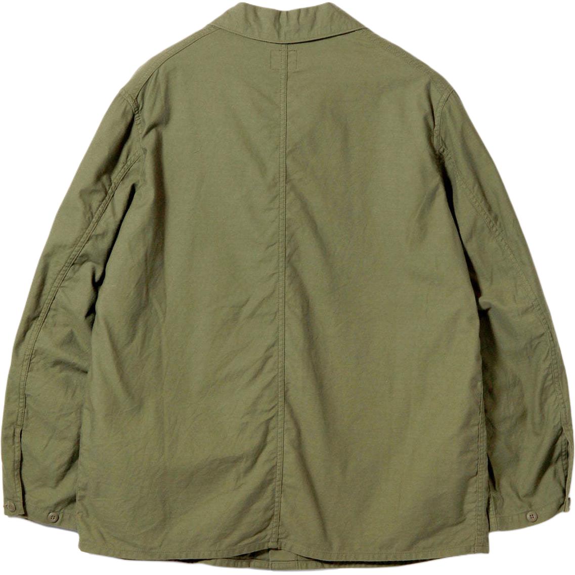 Lookbook Needles 橄欖綠刺繡蝴蝶長袖襯衫 PU238B