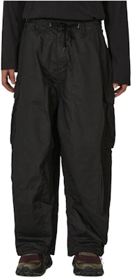 Needles 寬鬆直筒闊腿褲 - 黑色 OT218B Order Needles 寬鬆直筒闊腿褲 - 黑色 OT218B
