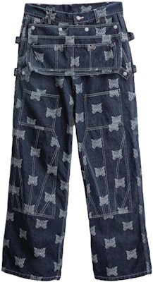 Needles 直筒牛仔褲 蝴蝶全版印花. MR212-INDIGO Buy Needles 直筒牛仔褲 蝴蝶全版印花. MR212-INDIGO