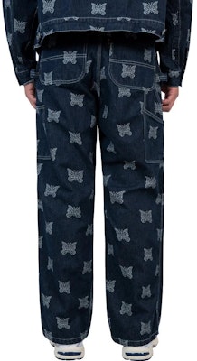 Needles 直筒牛仔褲 蝴蝶全版印花. MR212-INDIGO Shop Needles 直筒牛仔褲 蝴蝶全版印花. MR212-INDIGO