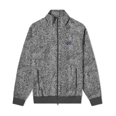 Needles Animal Print Stand Collar Jacket Gray KP212-PY