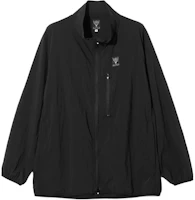 Needles Badge Logo Stand Collar Zip Jacket Unisex Black OT097C Needles Badge Logo Stand Collar Zip Jacket Unisex Black OT097C