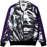 Needles Black Tie-Dye Butterfly Embroidered Zip Jacket Unisex Long Sleeve OT1502B Needles Black Tie-Dye Butterfly Embroidered Zip Jacket Unisex Long Sleeve OT1502B