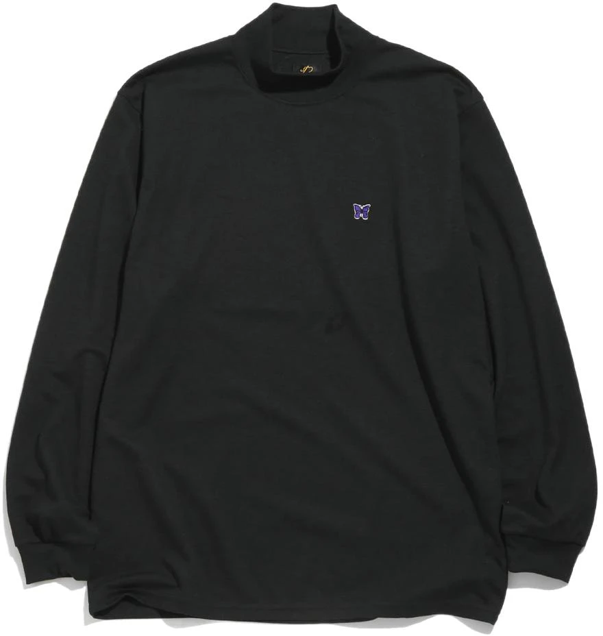 needles-black-turtleneck-sweatshirt-unisex-plain-knitted-design-kp-239-blk