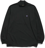 Needles Black Turtleneck Sweatshirt Unisex Plain Knitted Design KP239-BLK Needles Black Turtleneck Sweatshirt Unisex Plain Knitted Design KP239-BLK