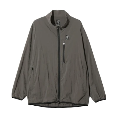 Needles Brown Badge Pattern Zip-Up Jacket Unisex Long Sleeve OT098C