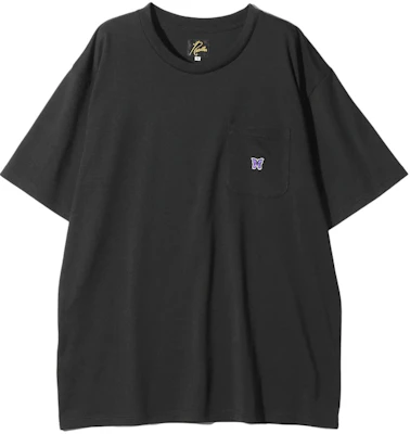 Needles Butterfly Embroidered Crewneck T-Shirt Black Unisex Short Sleeve OT262C Buy Needles Butterfly Embroidered Crewneck T-Shirt Black Unisex Short Sleeve OT262C