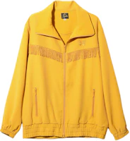 Needles Butterfly Embroidered Fringe Collar Jacket Yellow Unisex OT198A Needles Butterfly Embroidered Fringe Collar Jacket Yellow Unisex OT198A