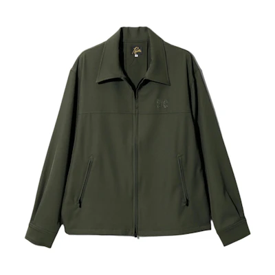 Needles Butterfly Embroidered Long Sleeve Jacket Unisex Green OT138B